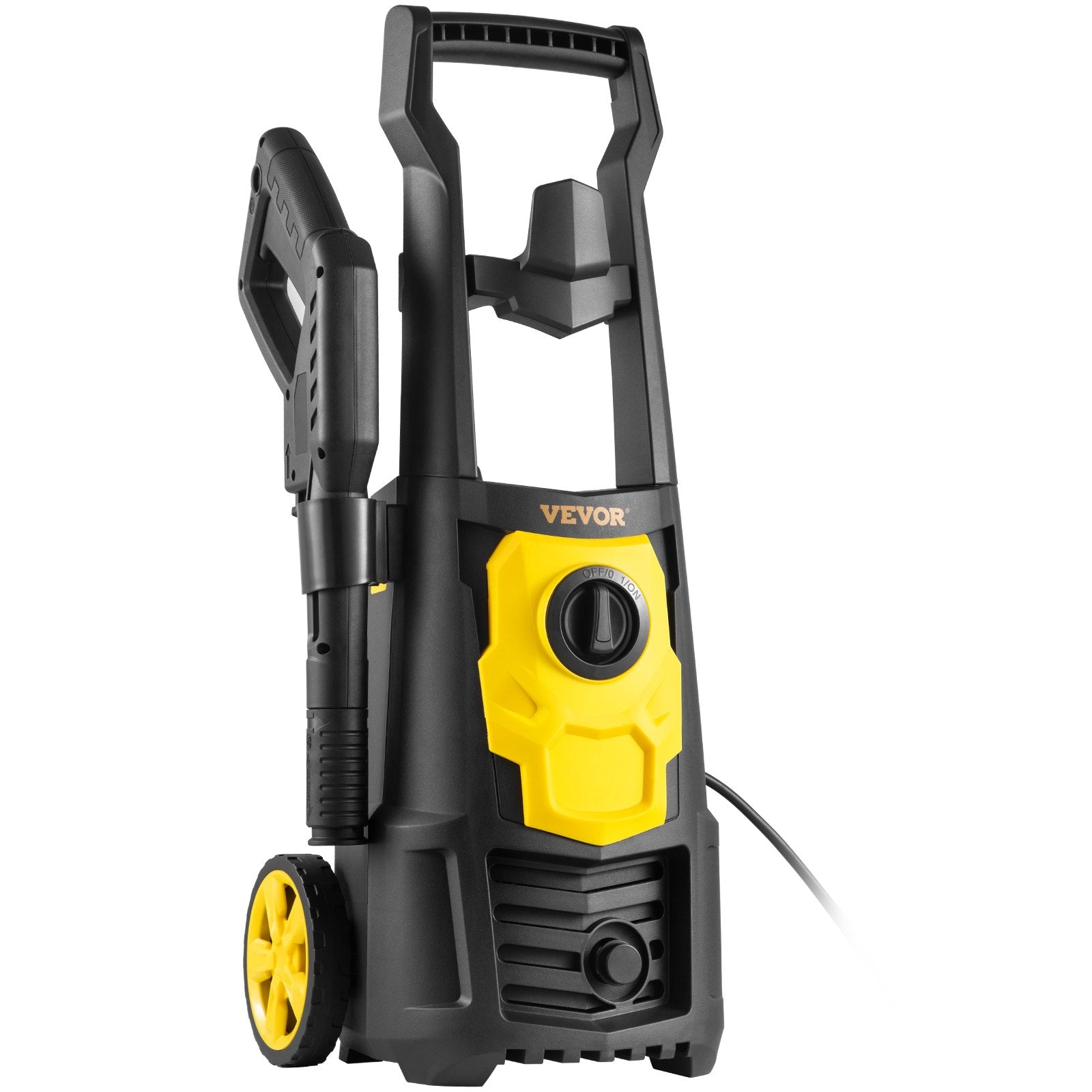 VEVOR Electric Pressure Washer, 2000 PSI, Max. 1.76 GPM Power Washer w/ 30 ft Hose, 5 Quick Connect Nozzles, Foam Cannon, Portable to Clean Patios, Cars, Fences, Driveways, ETL Listed-9