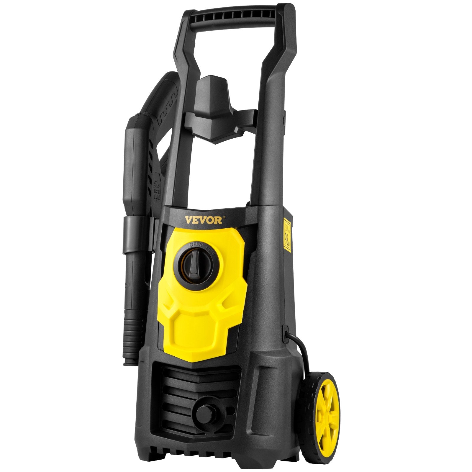 VEVOR Electric Pressure Washer, 2000 PSI, Max. 1.76 GPM Power Washer w/ 30 ft Hose, 5 Quick Connect Nozzles, Foam Cannon, Portable to Clean Patios, Cars, Fences, Driveways, ETL Listed-7