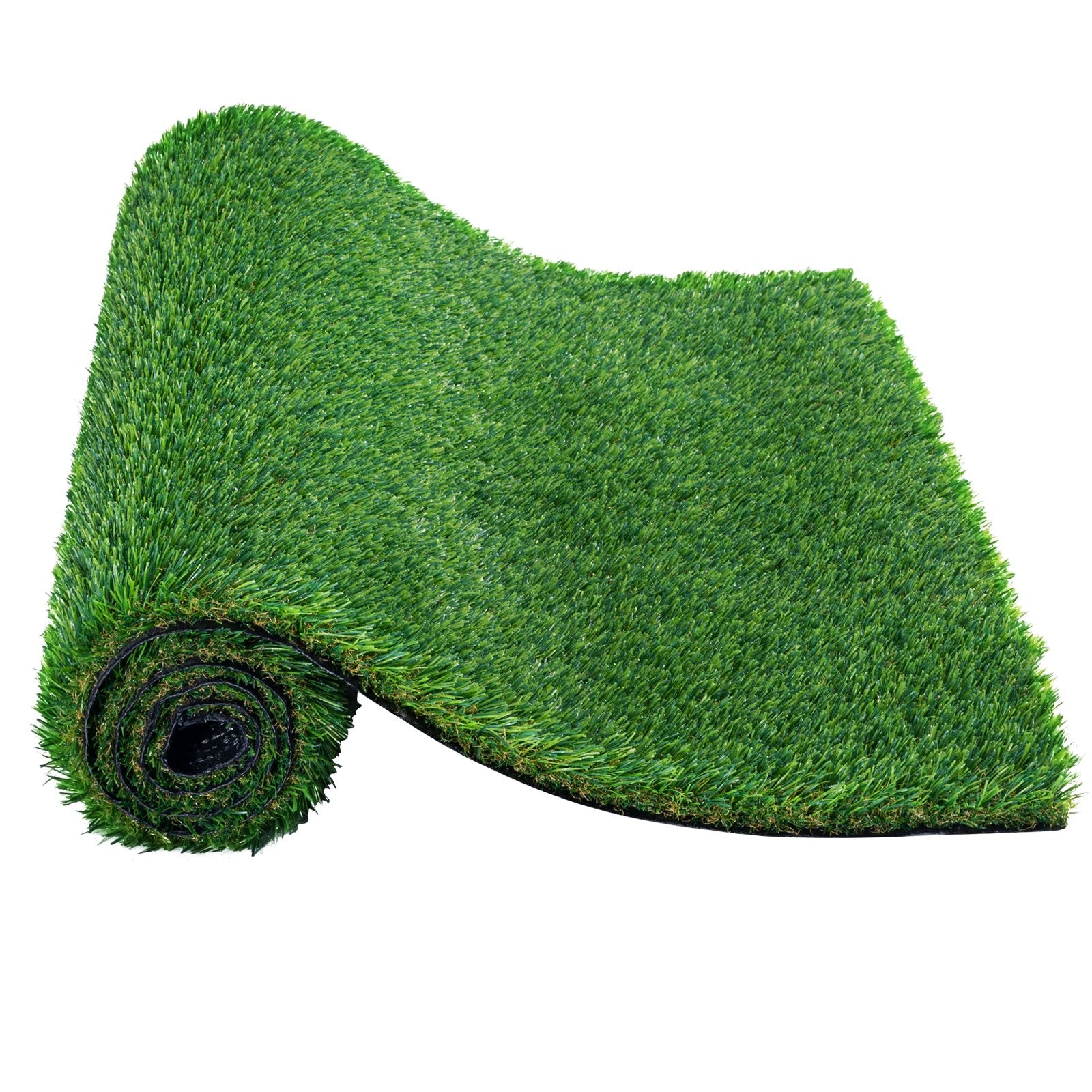 VEVOR Artifical Grass, 5 x 10 ft Rug Green Turf, 1.38"Fake Door Mat Outdoor Patio Lawn Decoration, Easy to Clean with Drainage Holes, Perfect For Multi-Purpose Home Indoor Entryway Scraper Dog Mats-9