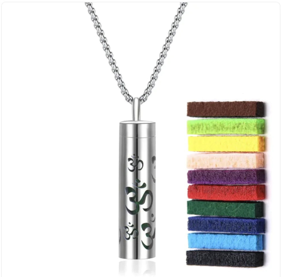 316L Stainless Steel Perfume Oil Diffuser Necklace