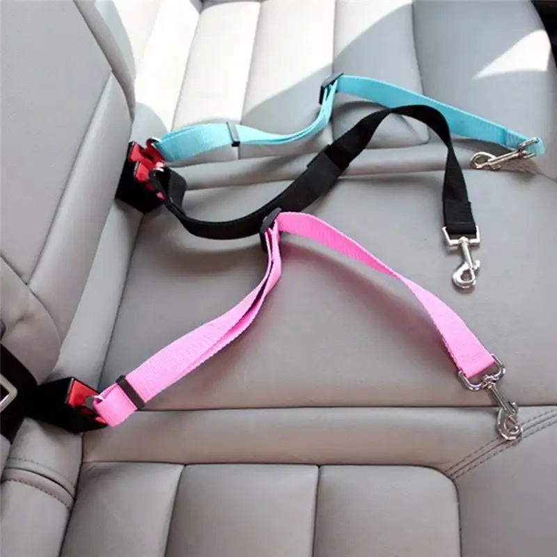 Telescopic Traction Rope For Pet Car Seat Belt-2