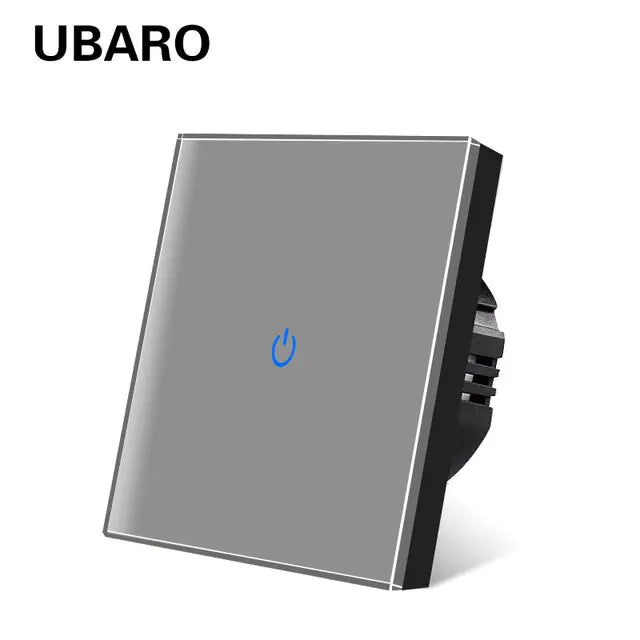 UBARO Crystal Tempered Glass Wall Panel Touch Switch