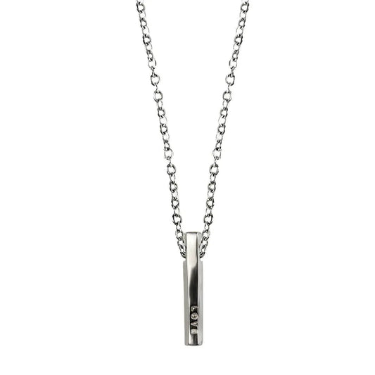 Sterling Silver Love Bar Necklace