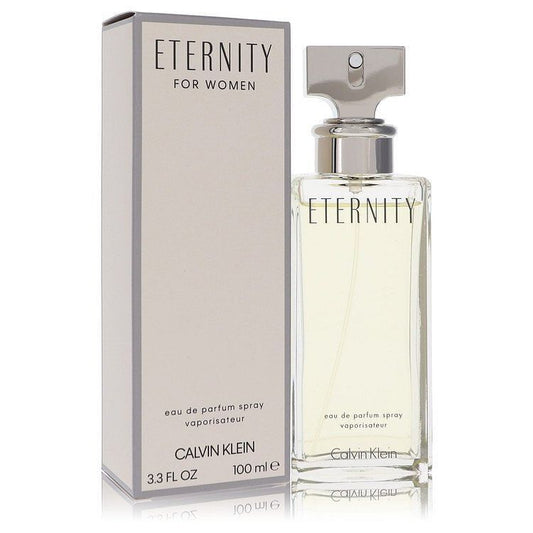 ETERNITY by Calvin Klein Eau De Parfum Spray 3.4 oz (Women) - American Smart