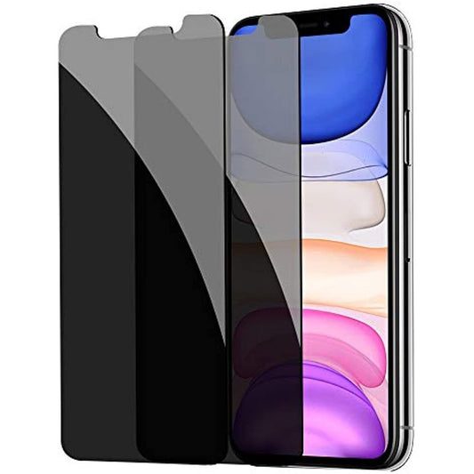 [2 Pack] Privacy Screen Protector for iPhone 11/XR, YMHML Tempered Glass