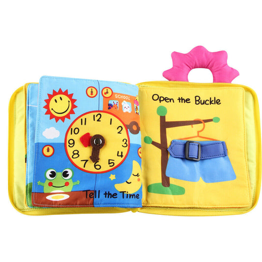 Aipinqi baby book multi-functional dressing three-dimensional book baby tear no - American Smart