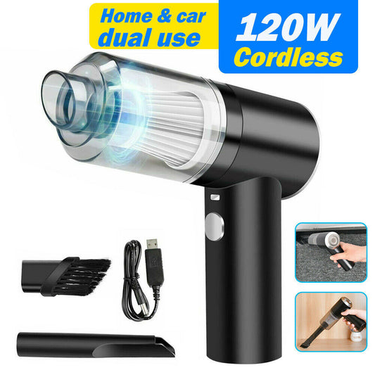 120W 5500Pa Cordless Handheld Vacuum Cleaner Rechargeable Car Auto Home Duster C