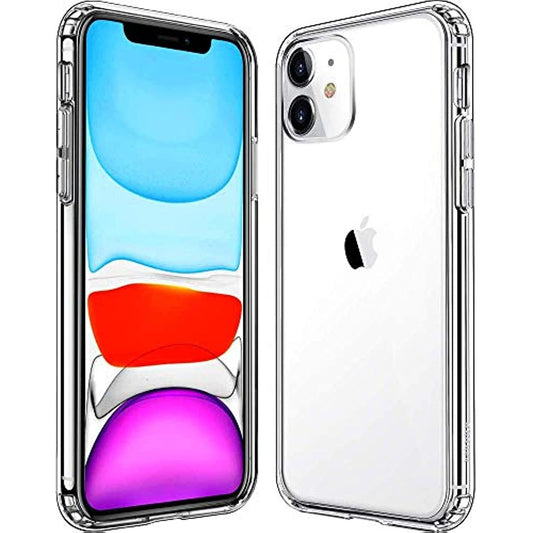 Mkeke Compatible with iPhone 11 Case, Clear Shock Absorption Bumpers Cases for