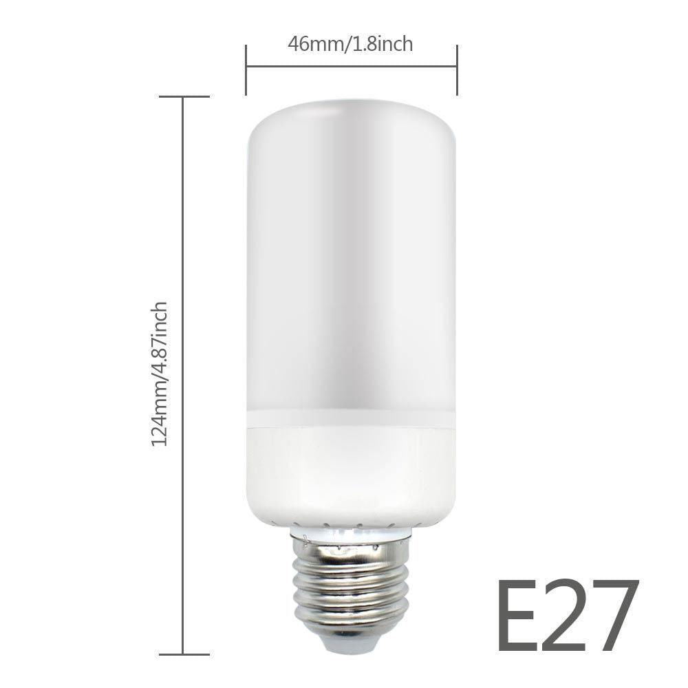 Style: E27, Quantity: 1 - LED flame light