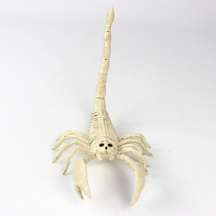 Size: 32cm, style: Scorpion - Halloween Decoration Artificial Animal Skeleton