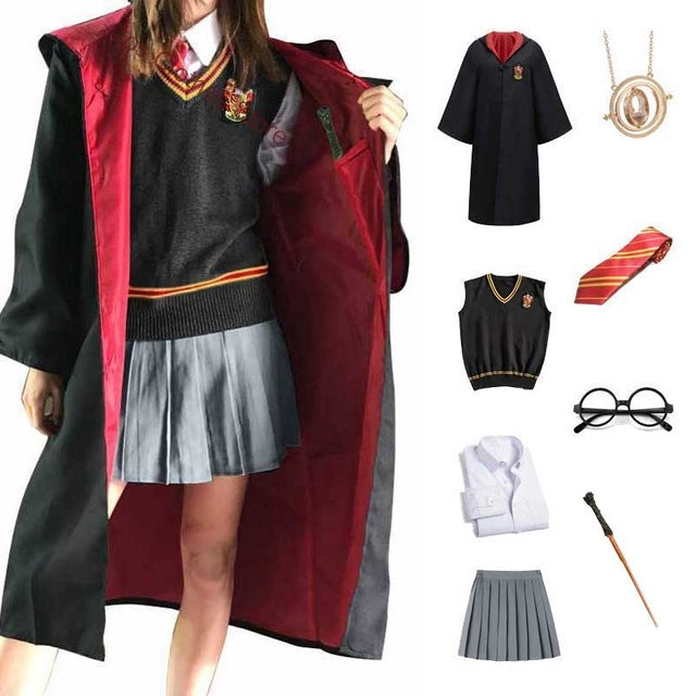 style: C, Size: 2XL - Cosplay Magic School Harry Potterm Halloween Costume Unisex