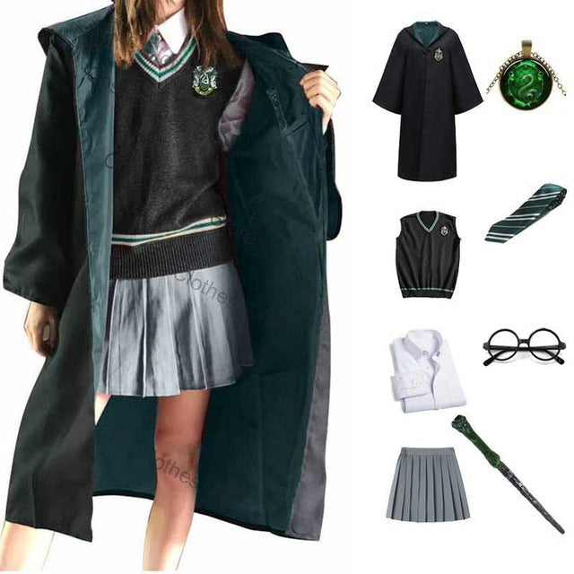 style: C, Size: 2XL - Cosplay Magic School Harry Potterm Halloween Costume Unisex