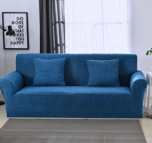 style: 18, Model: Double - New Color Solid Slipcovers Sofa Skins Sofa Cover For Living Room Seat Couch Cover Corner Sofa Cover L Shape Furniture