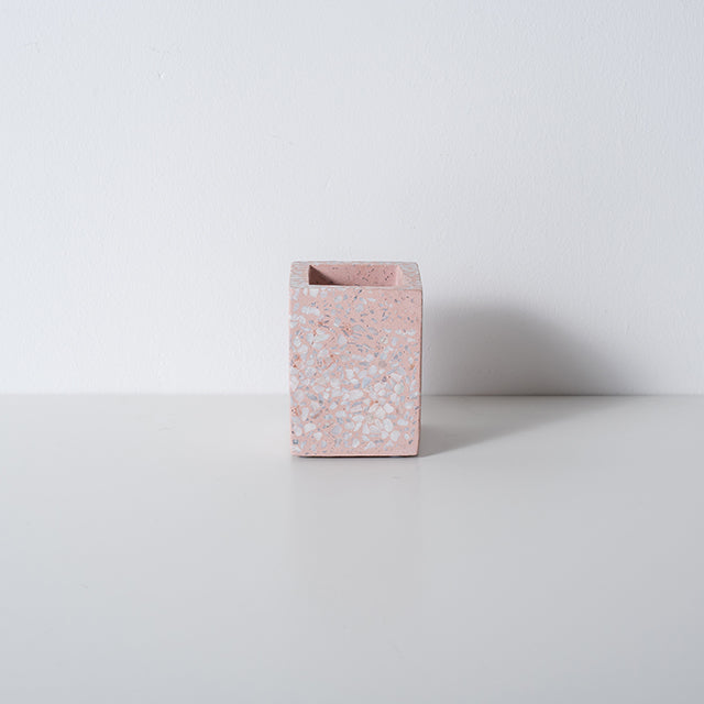 style: Square cup - Nordic Minimalist Terrazzo Bathroom Appliances