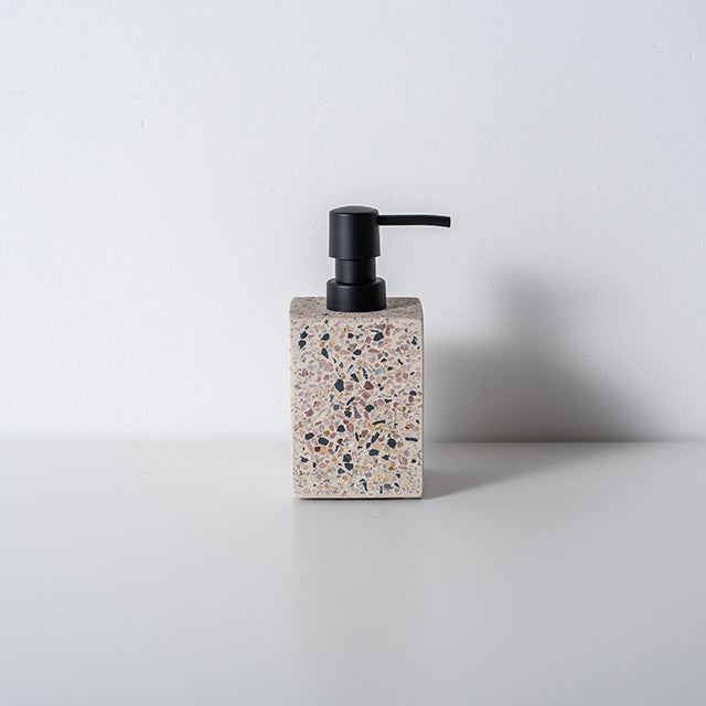 style: Square black - Nordic Minimalist Terrazzo Bathroom Appliances