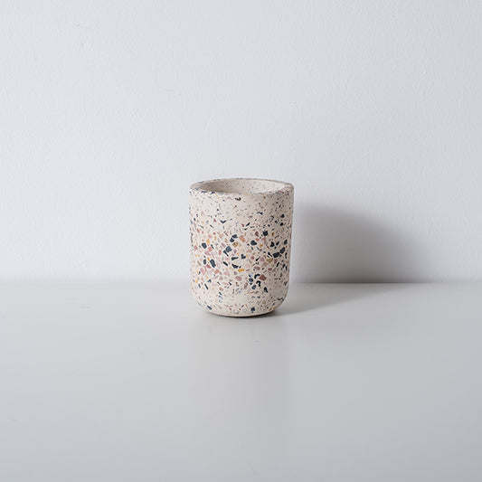 style: Round cup - Nordic Minimalist Terrazzo Bathroom Appliances