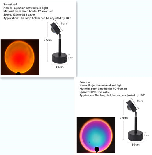 The Sun Never Sets Projection Sunset Atmosphere Light