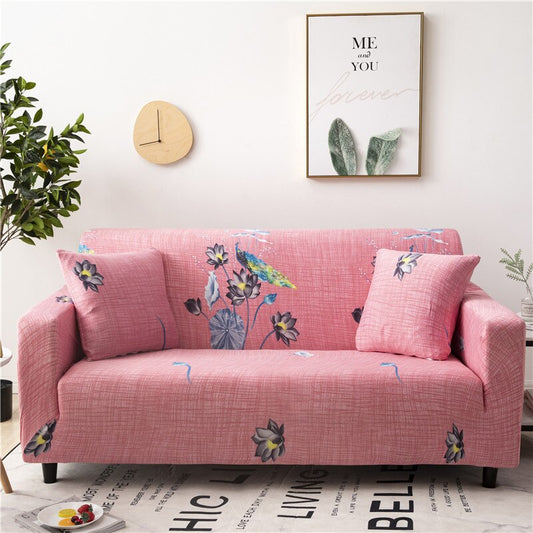 Color: S, Size: 1 seat - Sofa Cover Cute Cats Pattern Sectional Couch Cover All-inclusive Couch Cover Furniture Protector