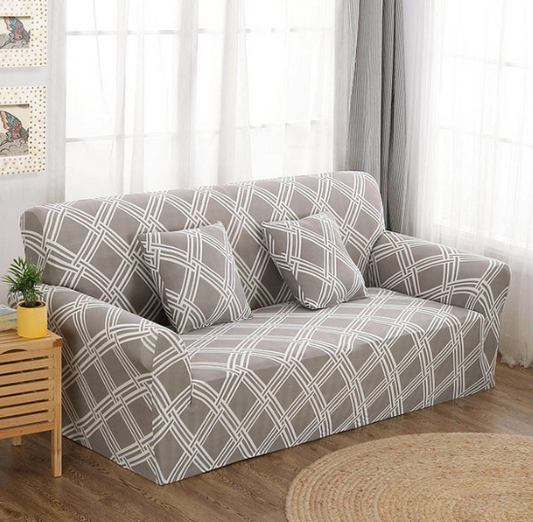 style: 14, Model: Triple - New Color Solid Slipcovers Sofa Skins Sofa Cover For Living Room Seat Couch Cover Corner Sofa Cover L Shape Furniture