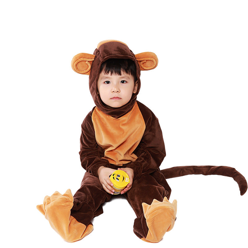 Style: Children, Size: M - Adult monkey costumes