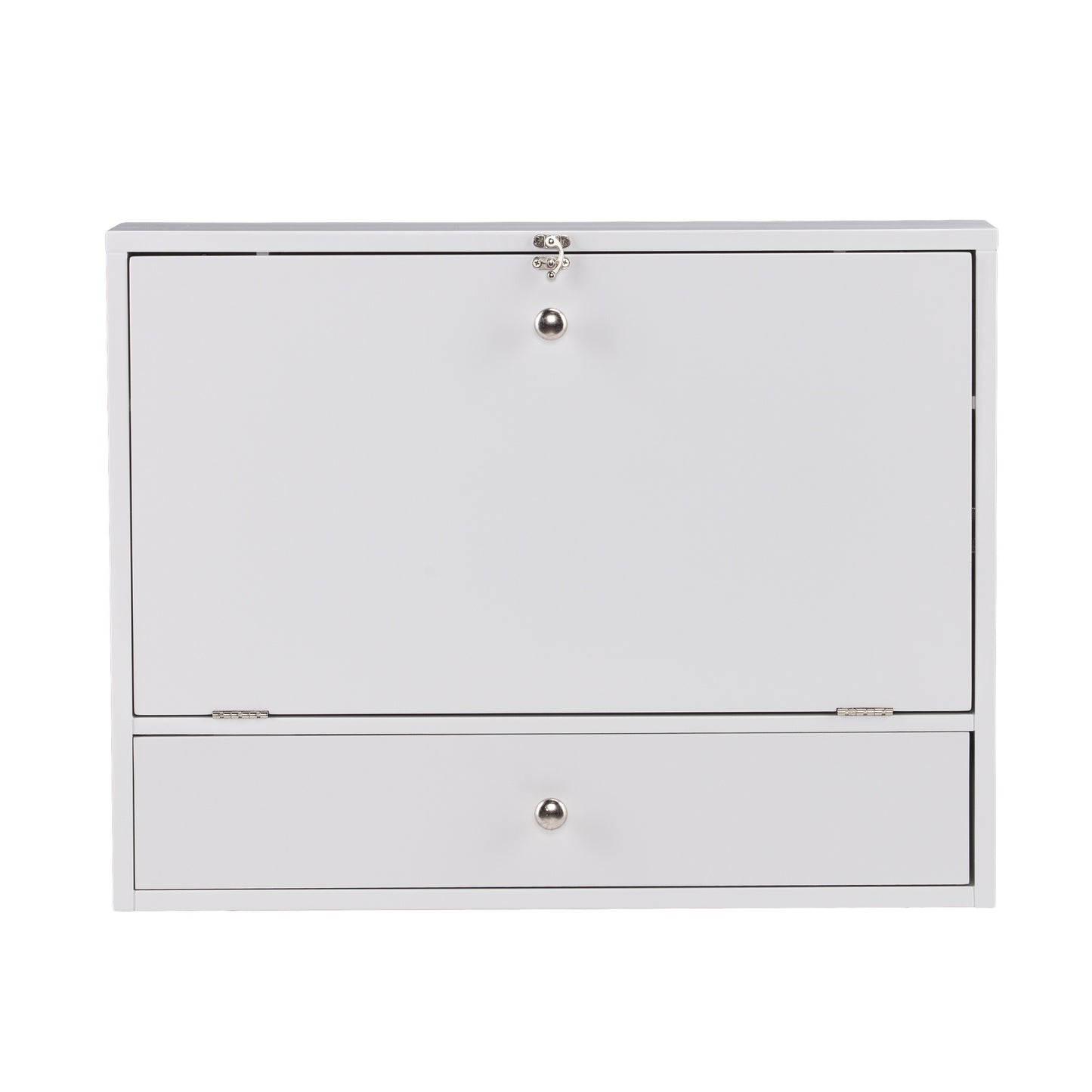 White Wall Mount Folding Desk