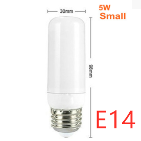 Style: Small E14, Quantity: 1 - LED flame light