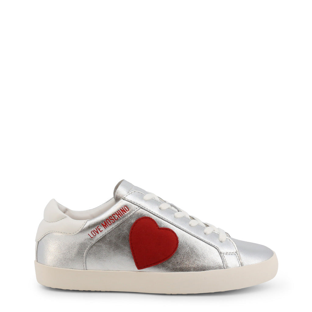 Silver Heart Sneakers - American Smart