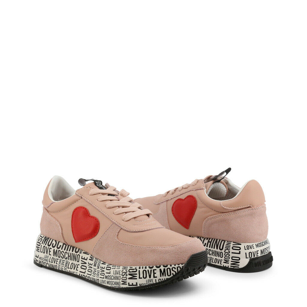 Pink Heart Sneakers - American Smart