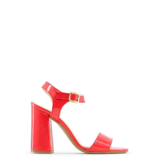 Patent Leather High Heel Sandals - American Smart