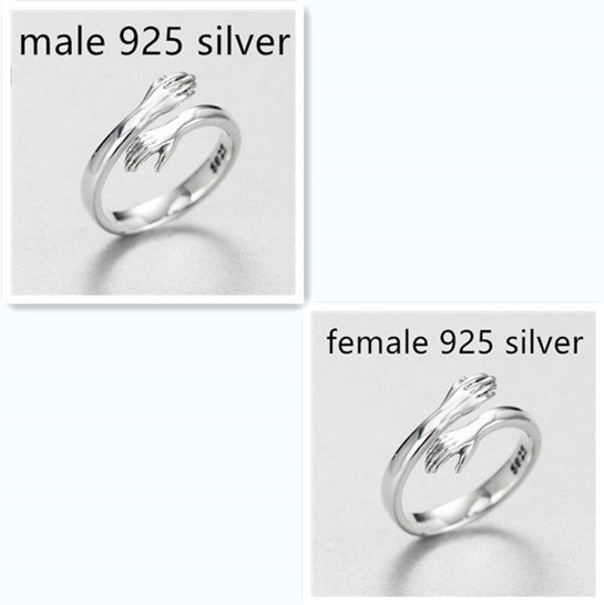 style: 925 silver couple suit - The Infinity Ring