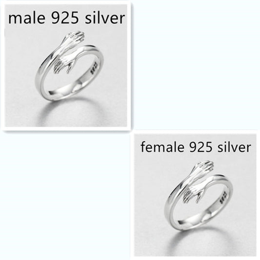 style: 925 silver couple suit - The Infinity Ring