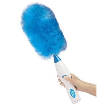 Style: Rechargeable - 2021 New Electrinic Hair Brush Spin Electric Hand Duster Motorized Dust Baguette Eliminates Dust House Clean Brush