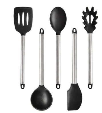 Size: 5 piece - The silicone kitchen utensils and appliances