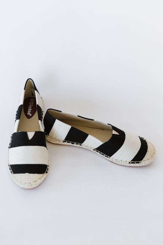 Casual Striped Espadrille Shoes - American Smart