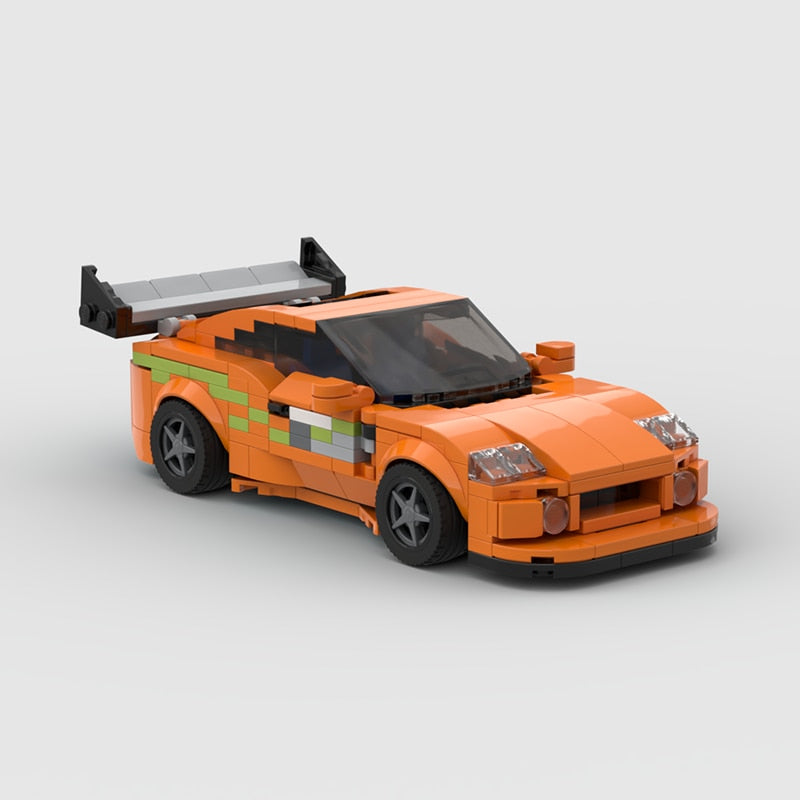 Supra Sports Car Building Blocks Brick