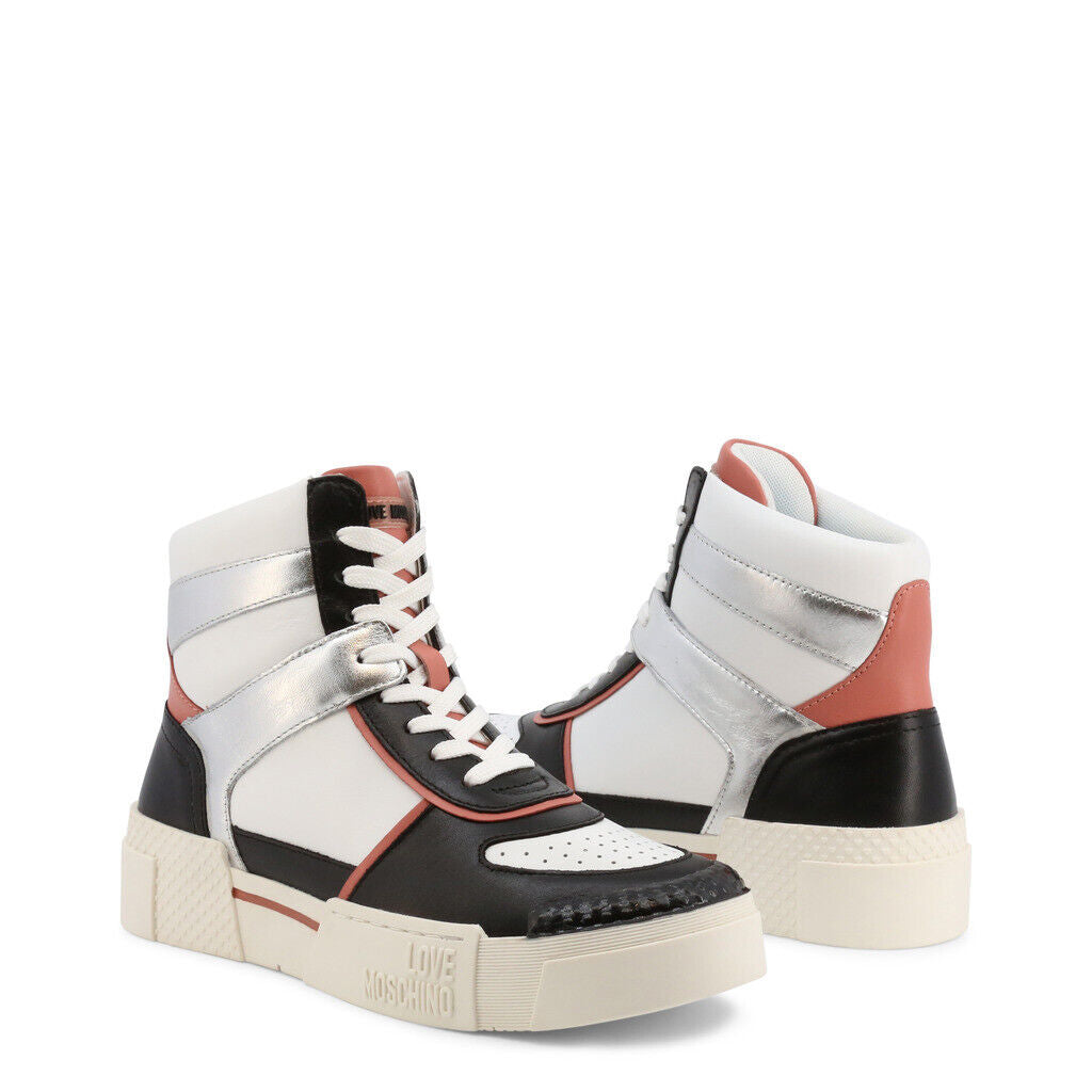 Silver High Top Sneakers - American Smart