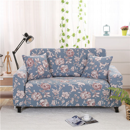 Color: Q, Size: 2 seat - Sofa Cover Cute Cats Pattern Sectional Couch Cover All-inclusive Couch Cover Furniture Protector