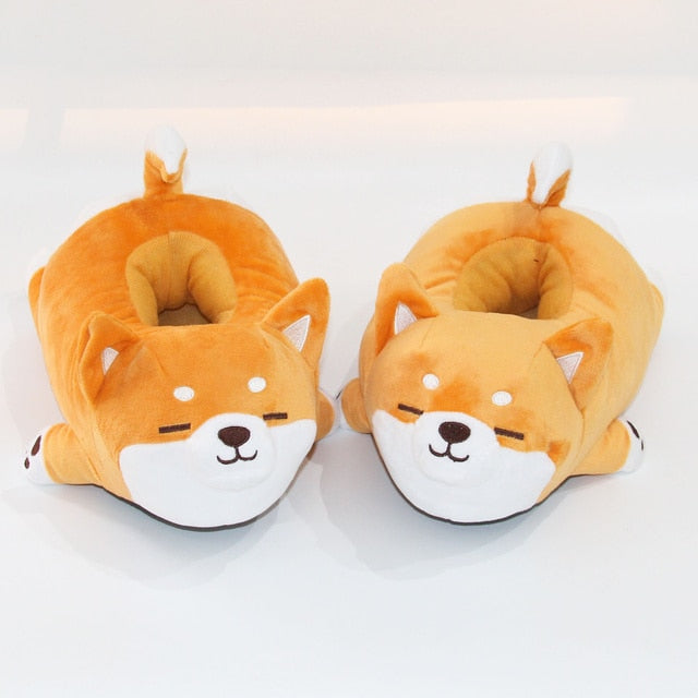 Puppy Home Plush Slippers