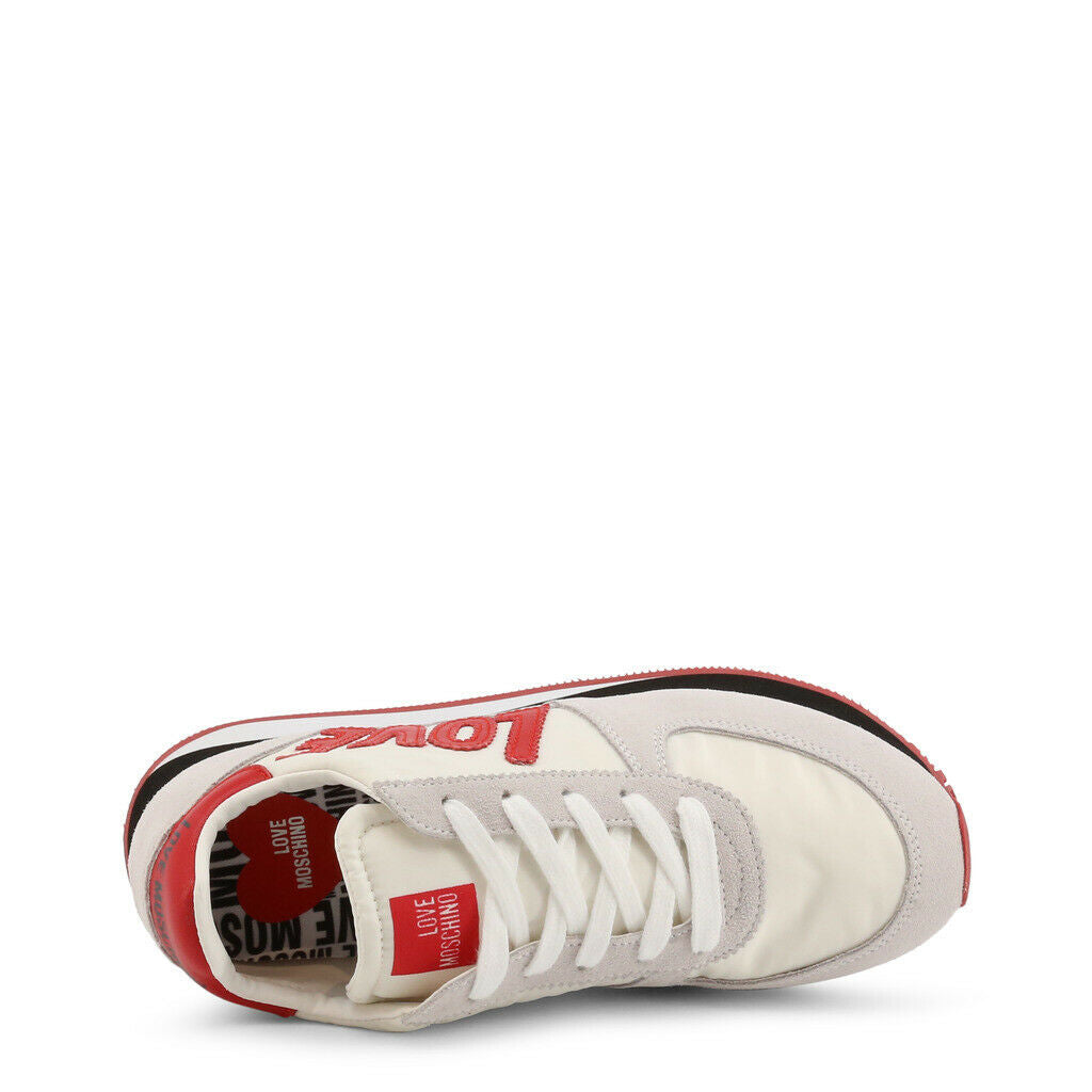 White Love Suede Sneakers - American Smart