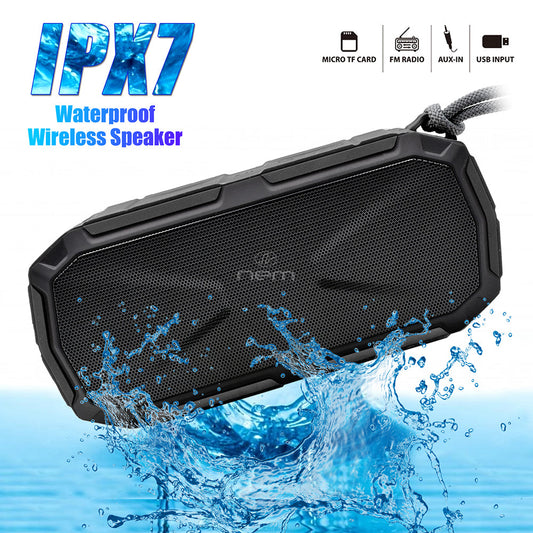 Water Resistant Bluetooth Speaker Enhanced Bass-0