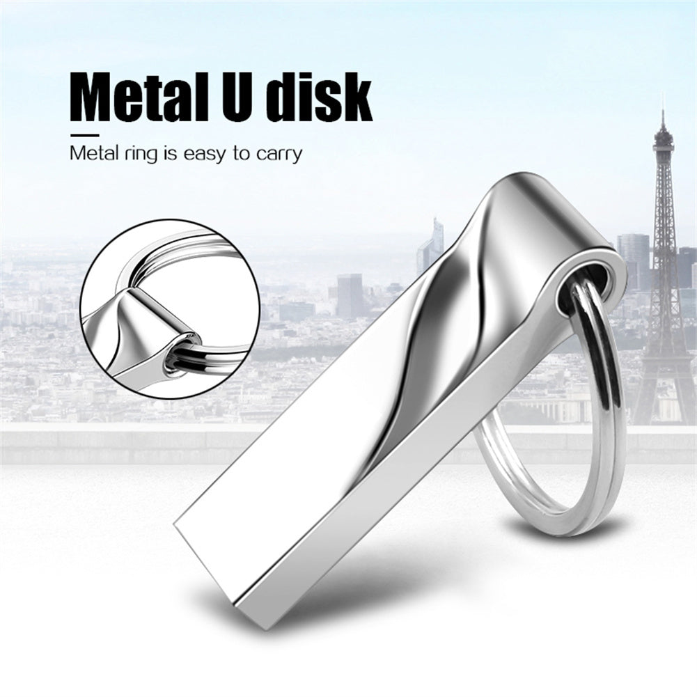 Waterproof Anti-magnetic Alloy Usb Flash Drive Memory  Disk High-speed Data Transmission Large Storage Capacity Data Storage Disk U Disk 128G