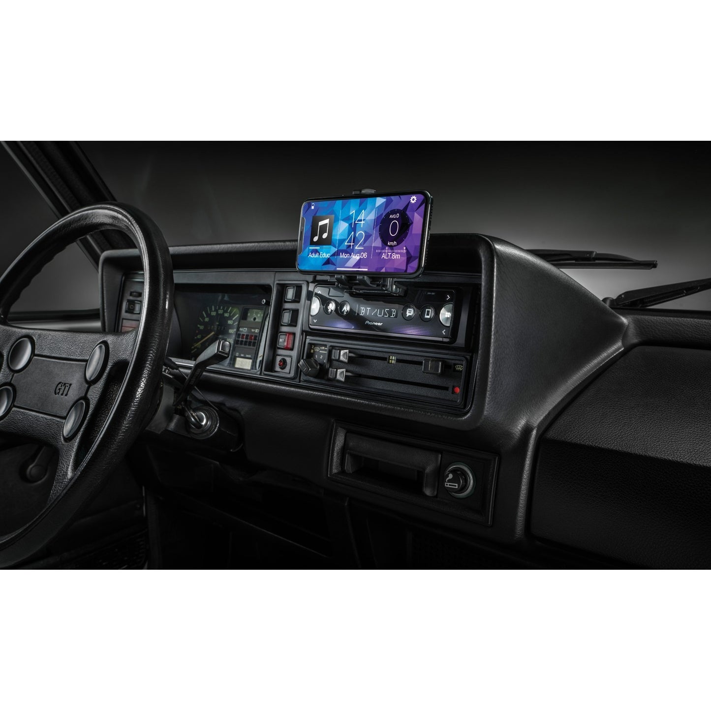 Pioneer SPH-10BT Single-DIN In-Dash Mechless Smart Sync Receiver with Bluetooth