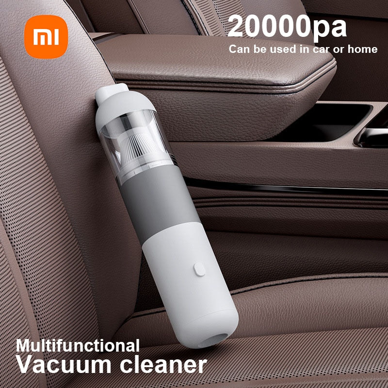 Xiaomi New Car Vacuum Cleaner Portable Mini Handheld Vacuum Cleaner Smart Home Car Dual-purpose Mi Wireless 20000PA Dust Catcher