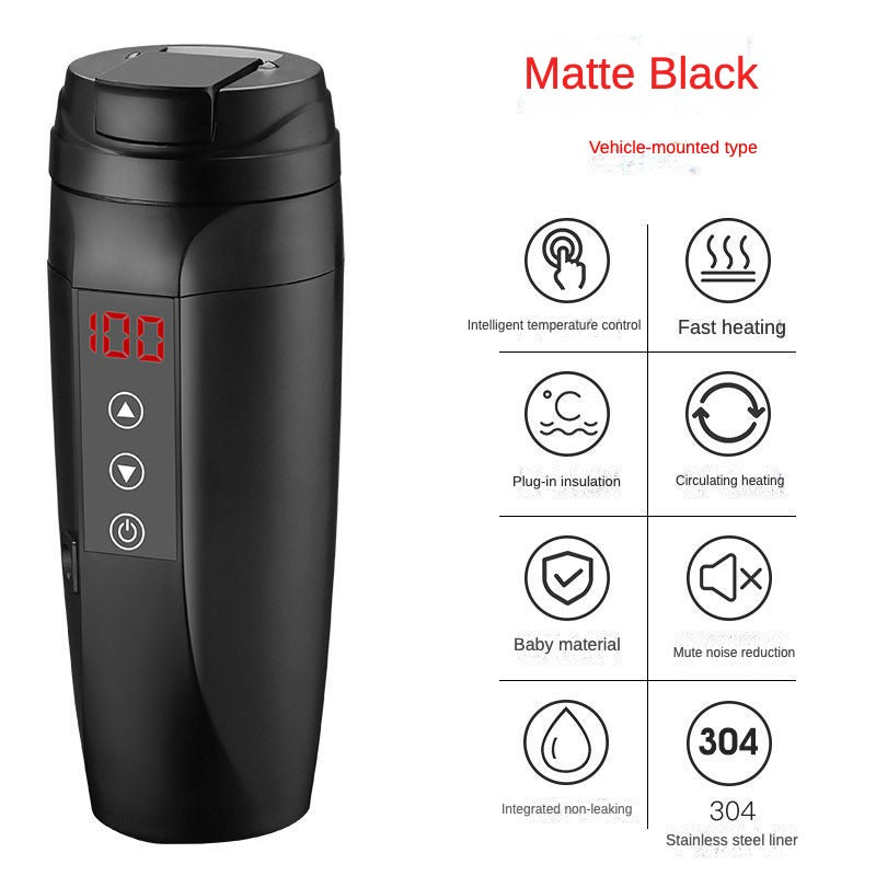 Insulated Electric Cup Water Heater For Automobiles