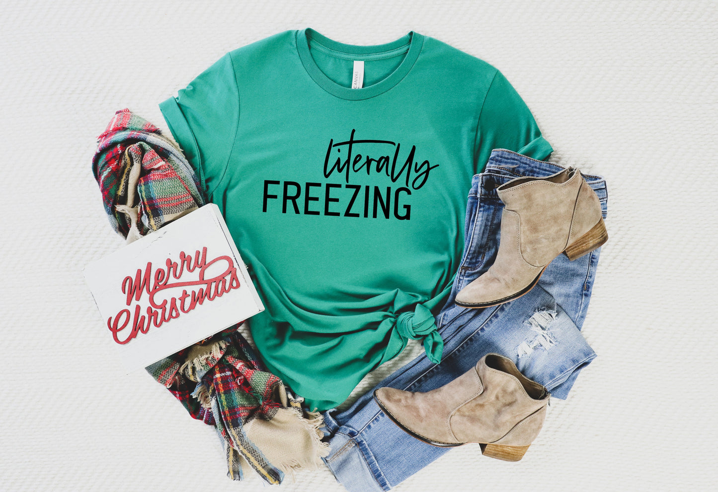 Literally Freezing Shirt, Christmas Shirt - American Smart