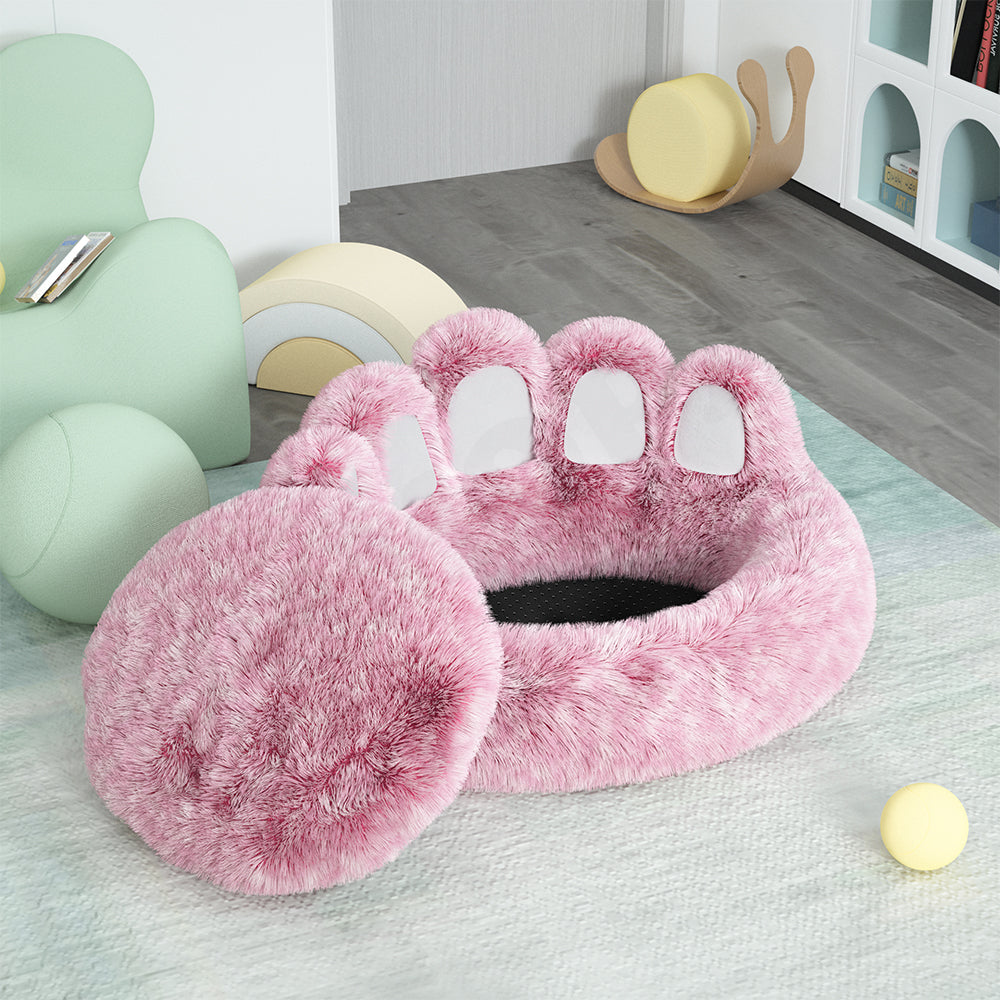 Long Plush Cat Bed