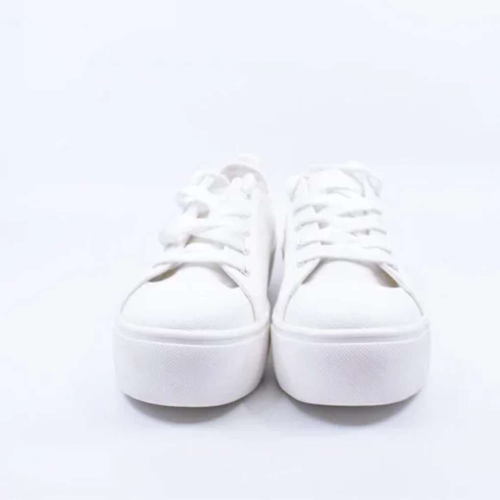 Canvas Platform Sneakers - American Smart