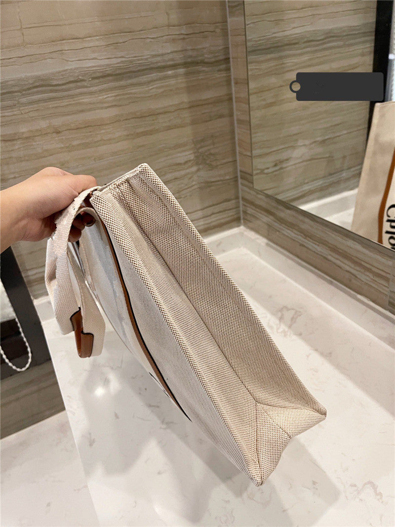 Shipping from: China,Options: black,Color: Cream - European American Fashion Canvas Shopping Bag Women Large Capacity Handbag 45cm Mother And Baby Storage Bags - Pack of [20]